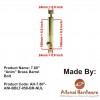 7.80" Anim Brass Barrel Bolt